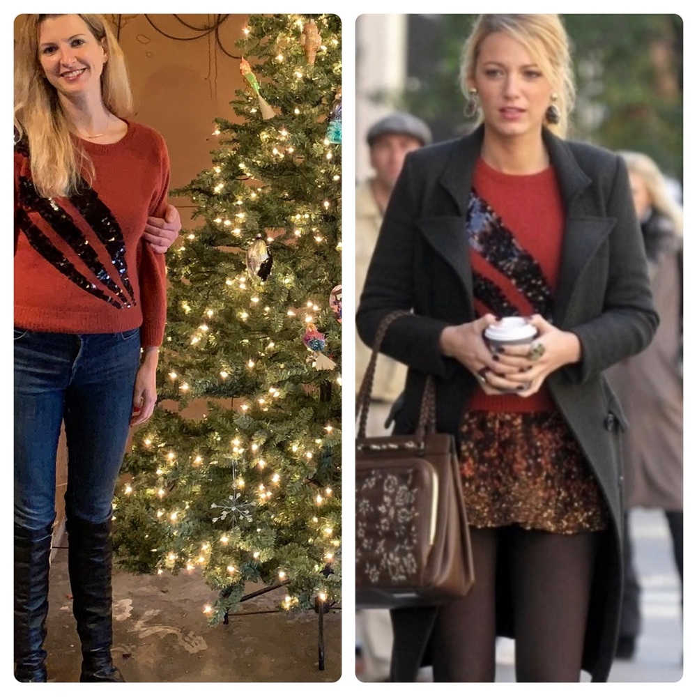 Marc Jacob’s Quad black sweater S ASO Gossip Girl Serena Van Der Woodsen